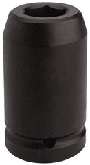 Proto - 1" Drive 2-7/16" Deep Impact Socket - 6 Points, 4-7/8" OAL - Americas Industrial Supply