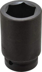 Proto - 1" Drive 1-11/16" Deep Impact Socket - 6 Points, 4" OAL - Americas Industrial Supply