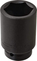 Proto - 1" Drive 2-1/16" Deep Impact Socket - 6 Points, 4-1/4" OAL - Americas Industrial Supply