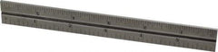Starrett - 6 Inch Long Blade, 4R Graduation Combination Square Blade - Steel, 1/64, 1/32 1/16 and 1/8 Inch Graduation - Americas Industrial Supply