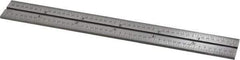 Starrett - 6 Inch Long Blade, 16R Graduation Combination Square Blade - Steel, 1/100, 1/64, 1/50 and 1/32 Inch Graduation - Americas Industrial Supply
