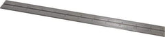 Starrett - 12 Inch Long Blade, 16R Graduation Combination Square Blade - Steel, 1/100, 1/64, 1/50 and 1/32 Inch Graduation - Americas Industrial Supply