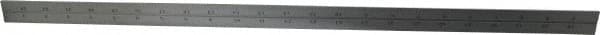 Starrett - 24 Inch Long Blade, 4R Graduation Combination Square Blade - Satin Chrome Finish, Steel, 1/64, 1/32 1/16 and 1/8 Inch Graduation - Americas Industrial Supply