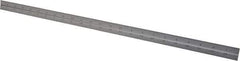 Starrett - 24 Inch Long Blade, 16R Graduation Combination Square Blade - Satin Chrome Finish, Steel, 1/100, 1/64, 1/50 and 1/32 Inch Graduation - Americas Industrial Supply