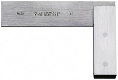 Starrett - 36" Blade Length, 20" Base Length Steel Square - 0.0025mm Accuracy - Americas Industrial Supply