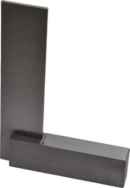Starrett - 3" Blade Length, 2-3/8" Base Length Steel Square - 0.0025mm Accuracy - Americas Industrial Supply