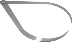 Starrett - 18 Inch Leg, Firm Joint, Steel, Polished, Outside Caliper - 24 Inch Max Measurement, 600mm Max Measurement, Flat Leg - Americas Industrial Supply