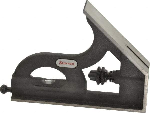 Starrett - 12, 18, 24 Inch Long Blade, Square Head - Smooth Black Enamel, Coated Forged and Hardened Steel - Americas Industrial Supply