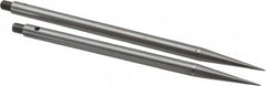 Starrett - 4-1/2; 5 Inch Leg, Forged Steel, Trammel Points - For Use With Starrett 50A, Includes (2) Adjustable Points - Americas Industrial Supply