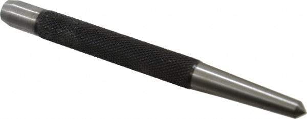 Starrett - 1/4" Center Punch - 5" OAL, Steel - Americas Industrial Supply