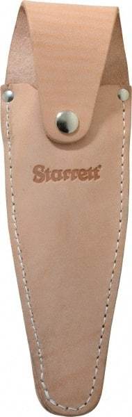 Starrett - 6" OAL, Leather Caliper Holster - 1 Piece, For Use with 6" (150 mm) 120/120M Series Dial Calipers - Americas Industrial Supply