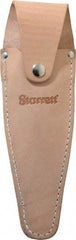 Starrett - 6" OAL, Leather Caliper Holster - 1 Piece, For Use with 6" (150 mm) 120/120M Series Dial Calipers - Americas Industrial Supply