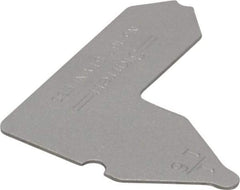 Starrett - 1/16 Inch Radius Gage - Satin Chrome Finish, Stainless Steel - Americas Industrial Supply
