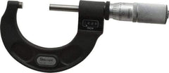 Starrett - 1 to 2" Range, 0.0001" Graduation, Mechanical Outside Micrometer - Friction Thimble, Accurate to 0.00005", Digital Counter - Americas Industrial Supply