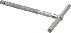 Starrett - 1-1/4 to 2-1/8 Inch, 2-3/8 Inch Overall Length, Telescoping Gage - 2-3/8 Inch Long Handle, Chrome Plated - Americas Industrial Supply