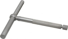 Starrett - 2-1/8 to 3-1/2 Inch, 2-3/8 Inch Overall Length, Telescoping Gage - 2-3/8 Inch Long Handle, Chrome Plated - Americas Industrial Supply