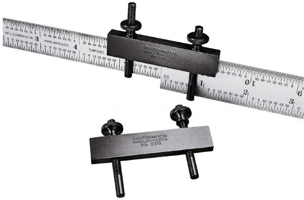 Starrett - Rule & Scale Accessories Type: Rule Clamp For Use With: Clamping 2 Rules Together - Americas Industrial Supply