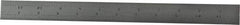 Starrett - 12" Long, 1/64, 1/32, 1/16, 1/8" Graduation, Flexible Steel Rule - 4R Graduation Style, 1" Wide, Silver, Satin Chrome Finish - Americas Industrial Supply