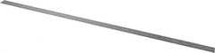 Starrett - 24" Long, 1/100, 1/64, 1/32, 1/10" Graduation, Flexible Steel Rule - 5R Graduation Style, 3/4" Wide, Silver, Satin Chrome Finish - Americas Industrial Supply