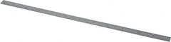 Starrett - 12" Long, 1/100, 1/64, 1/50, 1/32" Graduation, Flexible Steel Rule - 16R Graduation Style, 1/2" Wide, Silver, Satin Chrome Finish - Americas Industrial Supply