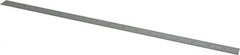 Starrett - 18" Long, 1/100, 1/64, 1/50, 1/32" Graduation, Flexible Steel Rule - 16R Graduation Style, 3/4" Wide, Silver, Satin Chrome Finish - Americas Industrial Supply