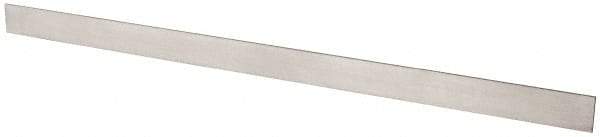 Starrett - 48 Inch Long x 2-13/32 Inch Wide x 7/32 Inch Thick, Square Edge Straightedge - 0.0004 Inch Edge Flatness, Steel, 0.0002 Inch Parallelism - Americas Industrial Supply