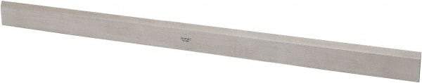 Starrett - 24 Inch Long x 1-13/32 Inch Wide x 11/64 Inch Thick, Beveled Edge Straightedge - 0.0004 Inch Edge Flatness, Steel, 0.0008 Inch Parallelism, 1 Beveled Edge - Americas Industrial Supply