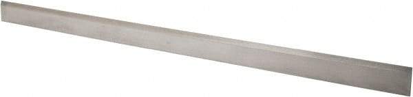 Starrett - 48 Inch Long x 2-13/32 Inch Wide x 7/32 Inch Thick, Beveled Edge Straightedge - 0.0004 Inch Edge Flatness, Steel, 0.0016 Inch Parallelism, 1 Beveled Edge - Americas Industrial Supply