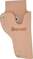 Starrett - Micrometer Holster - 1" Max Measurement, Use with Inch & Millimeter Micrometers - Americas Industrial Supply