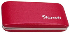 Starrett - Micrometer Case - 1" Max Measurement, Use with 226 & 226M Outside Micrometers - Americas Industrial Supply
