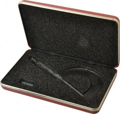 Starrett - Micrometer Case - 2" Max Measurement, Use with 226 & 226M Outside Micrometers - Americas Industrial Supply