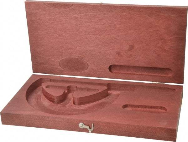 Starrett - Micrometer Case - 5" Max Measurement, Use with 216 & 216M Series Digital Micrometers - Americas Industrial Supply