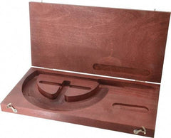 Starrett - Micrometer Case - 6" Max Measurement, Use with 216 & 216M Series Digital Micrometers - Americas Industrial Supply