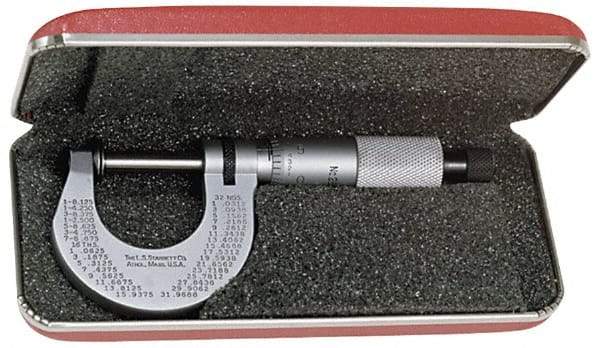 Starrett - Micrometer Case - Use with S226 & S226M for 0 to 6" Outside Micrometer Sets - Americas Industrial Supply