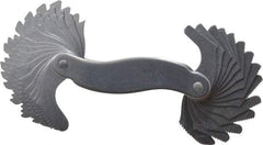 Starrett - 30 Leaf, 6 to 60 TPI Range, Steel Screw Pitch Gage - 60° Thread Angle - Americas Industrial Supply
