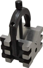 Starrett - 1-7/16 to 2" Capacity, 45 and 90° Angle, Hardened Steel V-Block - 2-1/2" Long x 3" Wide x 2" High, Sold as Individual - Americas Industrial Supply