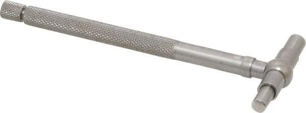 Starrett - 3/4 to 1-1/4 Inch, 3.8 Inch Overall Length, Telescoping Gage - 2-3/8 Inch Long Handle, Satin Chrome Finish - Americas Industrial Supply