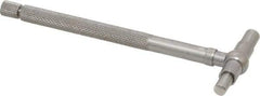 Starrett - 3/4 to 1-1/4 Inch, 3.8 Inch Overall Length, Telescoping Gage - 2-3/8 Inch Long Handle, Satin Chrome Finish - Americas Industrial Supply