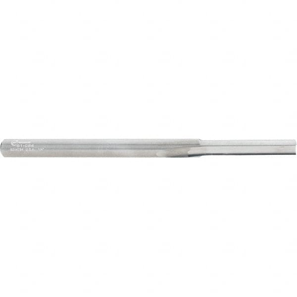 Onsrud - 1/4" Diam, 1/4" Shank Diam, 1-1/4" Length of Cut, 1 Flute Single Edge Straight Router Bit - 4" Overall Length, Right Hand Cut, Solid Carbide - Americas Industrial Supply