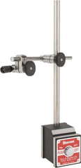 Starrett - 150 Lb Magnetic Force, Indicator Positioner & Holder with Base - Post & Rod, Rectangular Base, 1-15/16" Base Height, 1-5/8" Base Length, 1-7/8" Base Width - Americas Industrial Supply