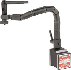 Starrett - 1-7/8" Long x 1" Wide x 1-15/16" High Magnetic Indicator Base with On/Off Switch - 3" Rod Length, Flexible Arm - Americas Industrial Supply