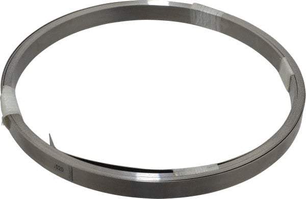 Starrett - 0.02 Inch Thick x 6.10 m Long x 1/2 Inch Wide, Feeler Stock Roll - Tempered Steel - Americas Industrial Supply