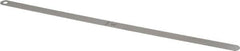 Starrett - 0.018 Inch Thick x 1/2 Inch Wide x 12 Inch Leaf Length, Parallel Feeler Gage - Tempered Steel - Americas Industrial Supply