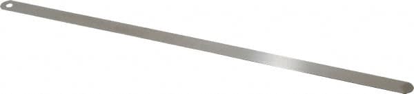 Starrett - 0.019 Inch Thick x 1/2 Inch Wide x 12 Inch Leaf Length, Parallel Feeler Gage - Tempered Steel - Americas Industrial Supply