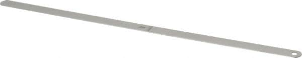 Starrett - 0.03 Inch Thick x 1/2 Inch Wide x 12 Inch Leaf Length, Parallel Feeler Gage - Tempered Steel - Americas Industrial Supply