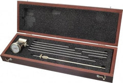 Starrett - 12 Piece, 2-3/8" to 18" Measuring Range, Crankshaft Distortion Dial Gage Kit - 0.001" Dial Graduation - Americas Industrial Supply