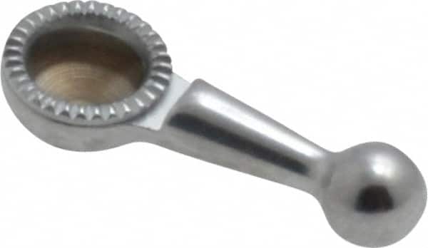 Starrett - 3mm Ball Diam, Steel, Ball Test Indicator Contact Point - 5/32" Contact Point Length, Use with Starrett 711 Series Last Word Dial Test Indicators - Americas Industrial Supply