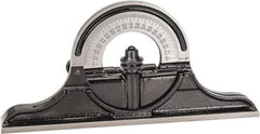 Starrett - 12 to 24 Inch Long Blade, Reversible Combination Square Protractor Head - Black Smooth Finish, Cast Iron - Americas Industrial Supply