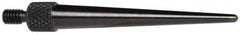 Starrett - #4-48, 1/16" Ball Diam, Steel Tapered Contact Point - 1-7/16" Contact Point Length, Use with AGD Dial Indicators - Americas Industrial Supply