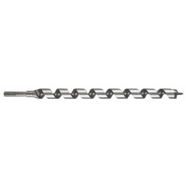 Lenox - 1-3/8", 7/16" Diam Hex Shank, 7-1/2" Overall Length with 4" Twist, Ship Auger Bit - Americas Industrial Supply